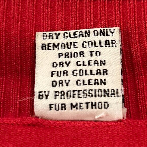 WR SZXL Fur Collar (Removable) Red/ Black Floral cardigan Chic Whimdigoth Formal - Picture 10 of 10